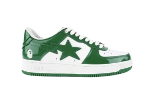 Bapesta Green White Quality Reps