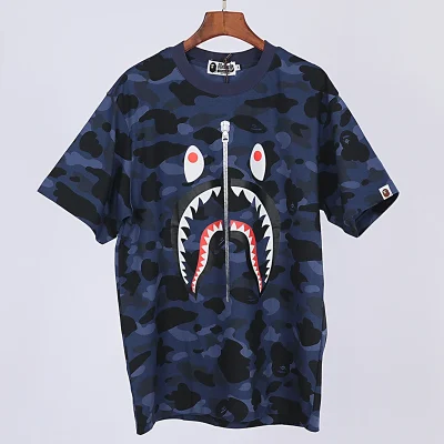 Color Camo Shark T-Shirt Replica - etkick uk