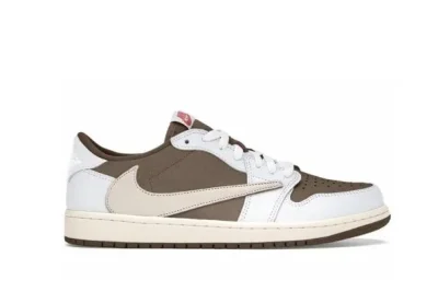 Travis Scott x Jordan 1 Reps Low White Brown - etkick reps