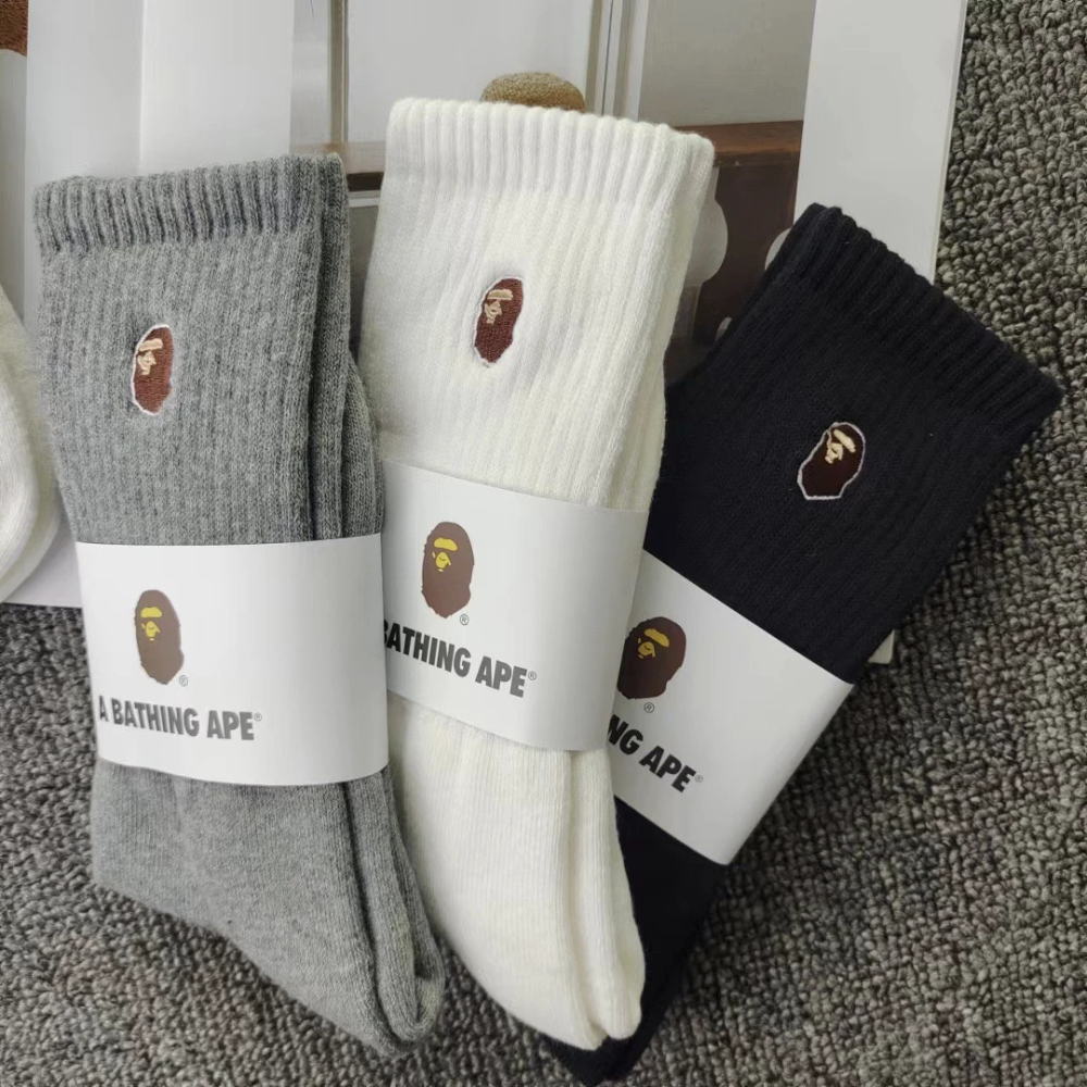 BAPE STOCKINGS 3 COLORS - etkick uk