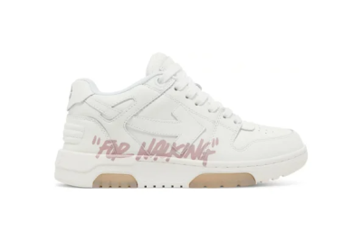 Off-White Wmns Out of Office ‘For Walking – White Pink’ Reps - etkick uk