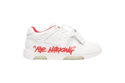 Off-White Out of Office ‘For Walking – White Red’ Reps - etkick uk