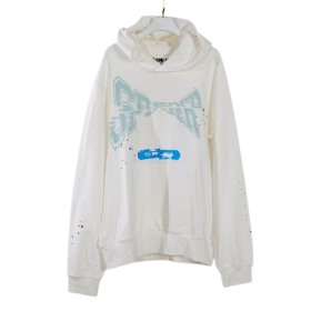 Sp5der Websuit Hoodie “X logo” White REPS