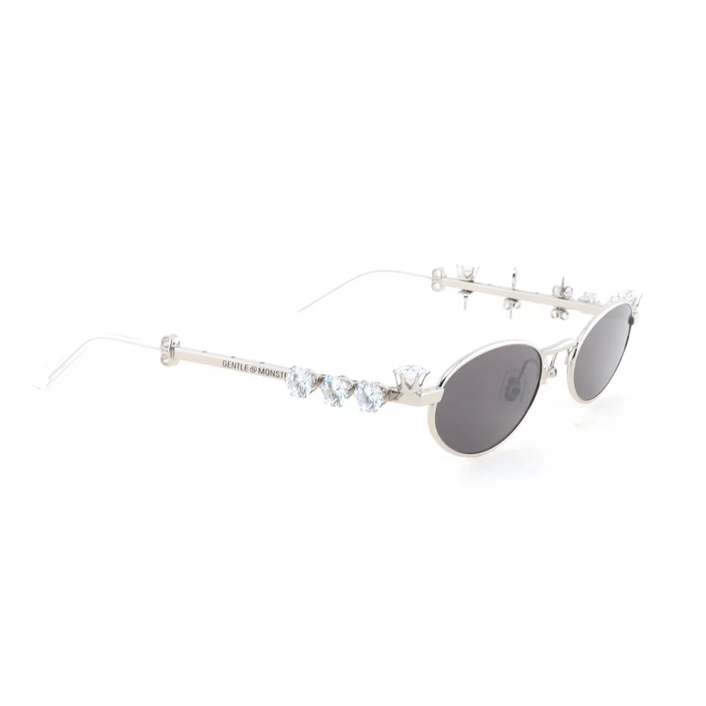 D’heygere Oval Optical Glasses (Silver Frame + Gray Lenses) - etkick uk