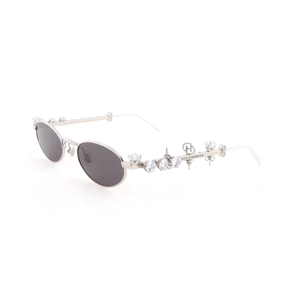 D’heygere Oval Optical Glasses (Silver Frame + Gray Lenses) - etkick uk