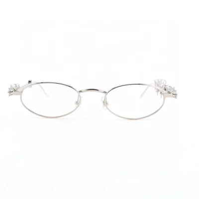 D’heygere Oval Optical Glasses White and Pink - etkick uk