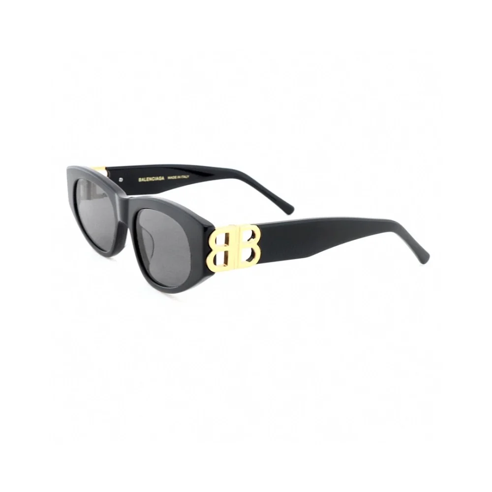 Gold cat-eye double B sunglasses - etkick uk