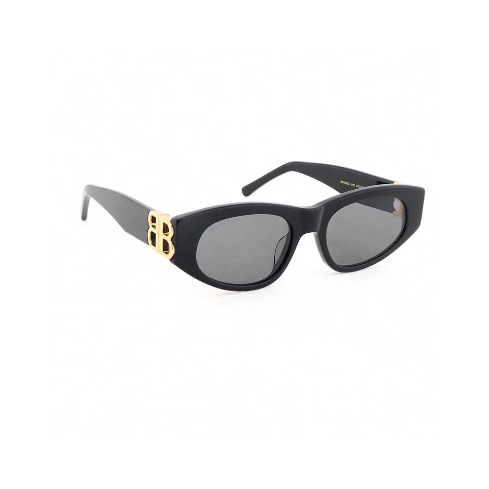 Gold cat-eye double B sunglasses - etkick uk