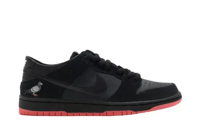 Dunk Low TRD QS "Black Pigeon" Top-Version REPS