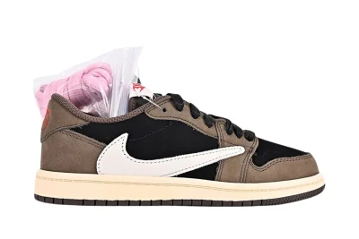 Jordan Kids x Travis Scott Jordan 1 Low Mocha TOP REPLICA8