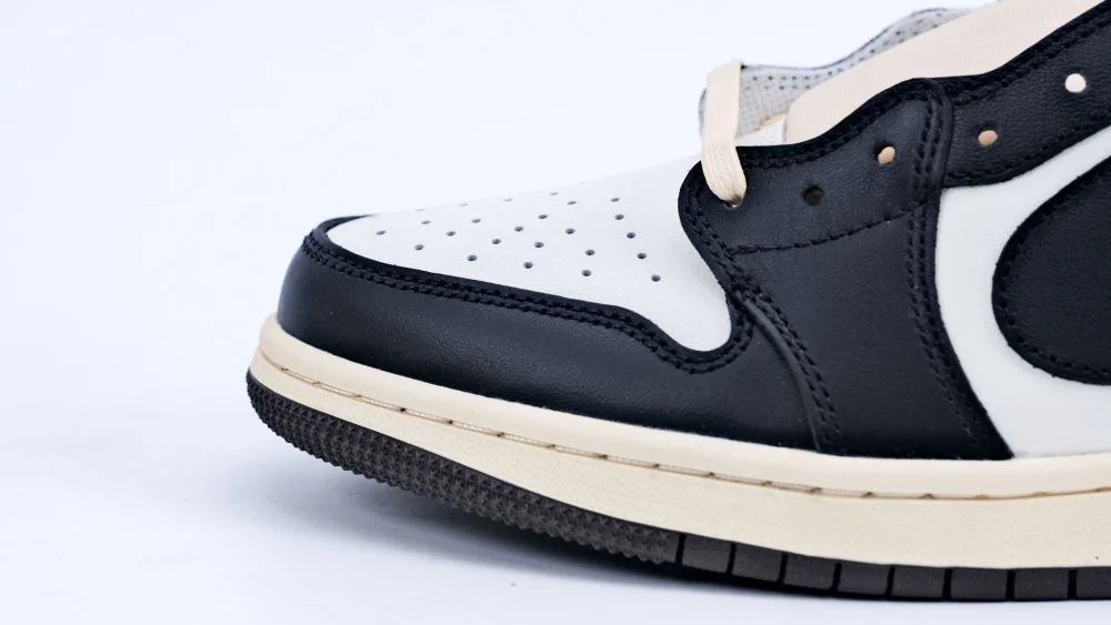 Jordan 1 Low Black White Brown Top-Version REPS - etkick uk