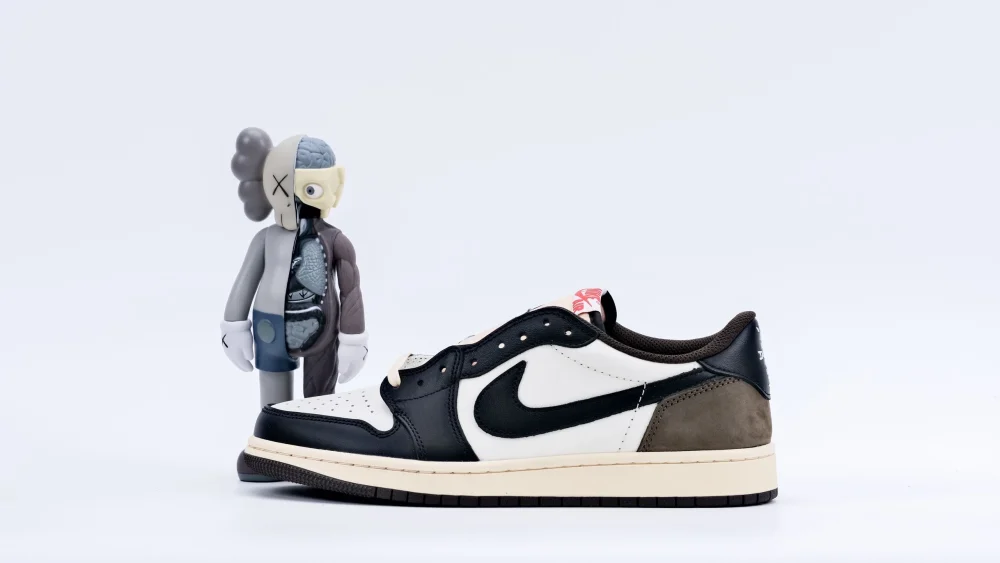 Jordan 1 Low Black White Brown Top-Version REPS - etkick uk