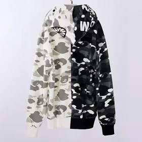 BAPE City Camo Half Shark Full Zip Hoodie Reps