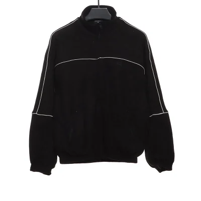 Balenciaga polar fleece jacket with embroidered logo Reps - etkick uk