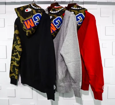 Bape GM Two Tone Hoodie Reps - etkick uk