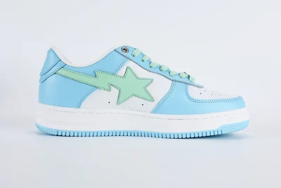 A Bathing Ape Bape Sta Pastel Blue Quality Reps - etkick uk