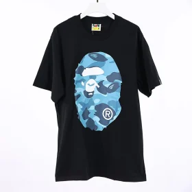 BAPE Honeycomb Camo Big Ape Head T-Shirt Reps