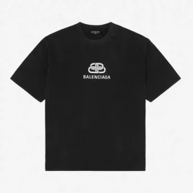 Balenciaga Double B-Lock Print T-Shirt Reps