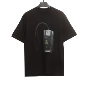 Balenciaga flight ticket and passport limit T-shirt reps