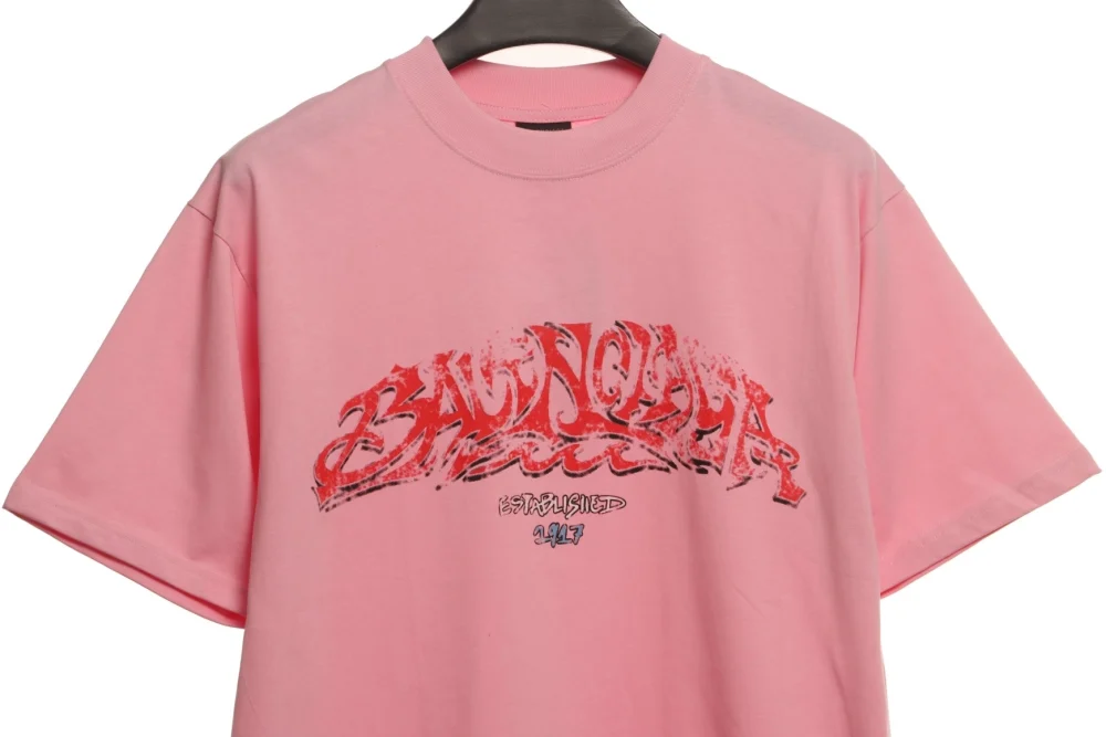 Balenciaga Graffiti mit Offshore-Alphabet T-Shirt Reps - etkick uk