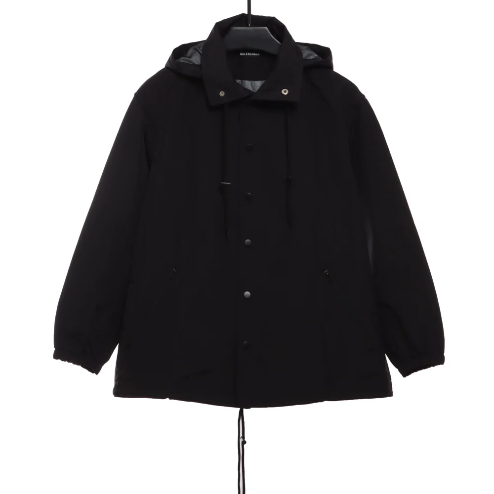 Balenciaga jacket with stand -up collar and letter pattern Reps - etkick uk