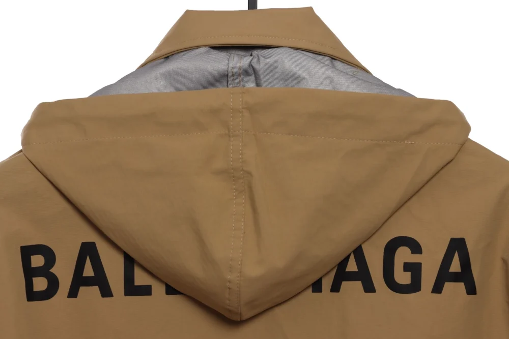 Balenciaga jacket with stand -up collar and letter pattern Reps - etkick uk