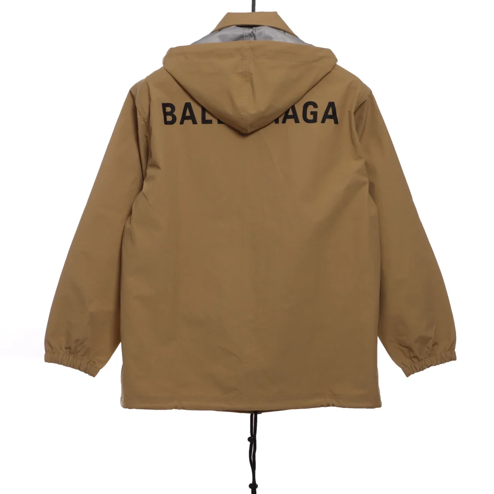 Balenciaga jacket with stand -up collar and letter pattern Reps - etkick uk