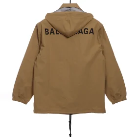 Balenciaga jacket with stand -up collar and letter pattern Reps