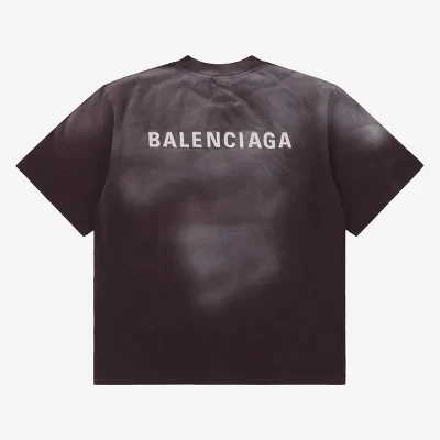 Balenciaga Logo letter embroidery T-shirt Reps - etkick uk