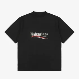 Balenciaga political stencil logo print T-shirt reps