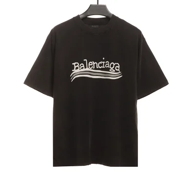 Balenciaga Washing And Distribution Press-Pressed T-Shirt Reps - etkick uk