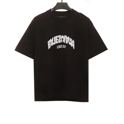 Balenciaga Conversely Embroidered Lettering T-Shirt Reps - etkick uk