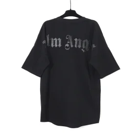 Palm Angels Glitzer-Logo T-Shirt Reps