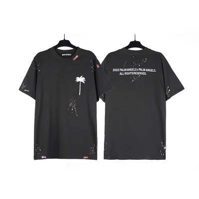 Palm Angels Palme bemalt T-Shirt Reps - etkick uk