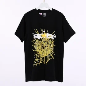 Sp5der Yellow Spider Web T-Shirt Reps