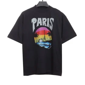 Balenciaga Sunset Beach Tower T-Shirt Reps