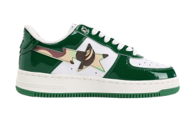 A BATHING APE Bape Sta 'Dark Green Camo White' Top REPS