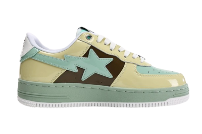 A Bathing Ape Bape Sta Brown Beige Sneaker Reps - etkick uk