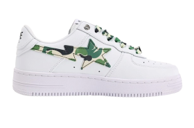 A Bathing Ape Bape Sta Low ABC Camo White Green Neueste Version Reps