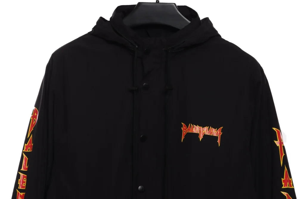 Balenciaga Flame Metal Letter Jacket Reps - etkick uk