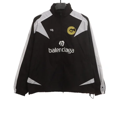 Balenciaga Soccer Splicing Jacket No.10 Reps - etkick uk