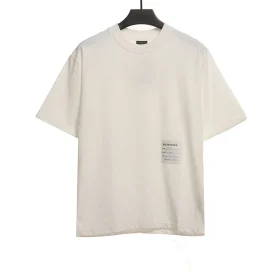 Balenciaga signature sticker on hem T-shirt Reps