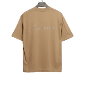 Balenciaga Strass-Logo auf der Rückseite T-shirt Reps