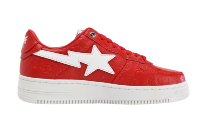 Top A Bathing Ape Bape Sta Low#3 Line Camo Red Reps - etkick uk