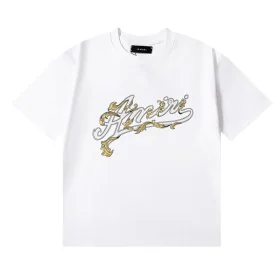 AMIRI Slanted Logo Print T-Shirt