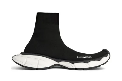 BALENCIAGA Men’s 3xl Sock Recycled Knit Sneaker in Black - etkick reps