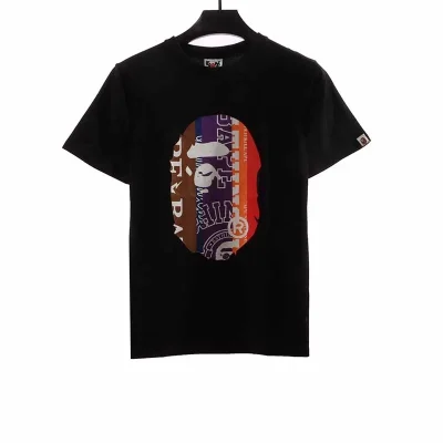 BAPE Fans Scarf with Monkey Head Print T-Shirt - etkick reps