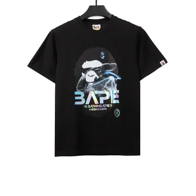 BAPE Moon Ape Head Print T-Shirt - etkick reps