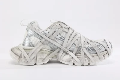 Balenciaga 3XL Chunky Mesh Silver White - etkick reps