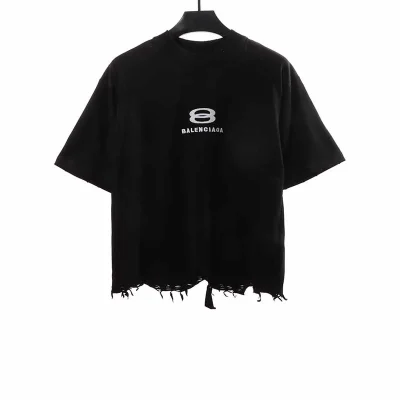 Balenciaga Embroidered Logo T-Shirt - etkick reps